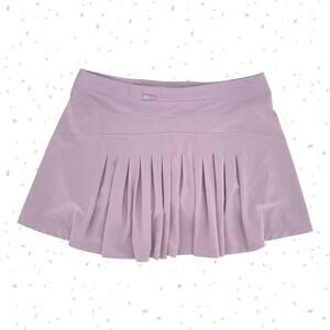 Lululemon TALL Circuit Breaker Skirt Lilac Quartz Purple Golf Tennis Size 10